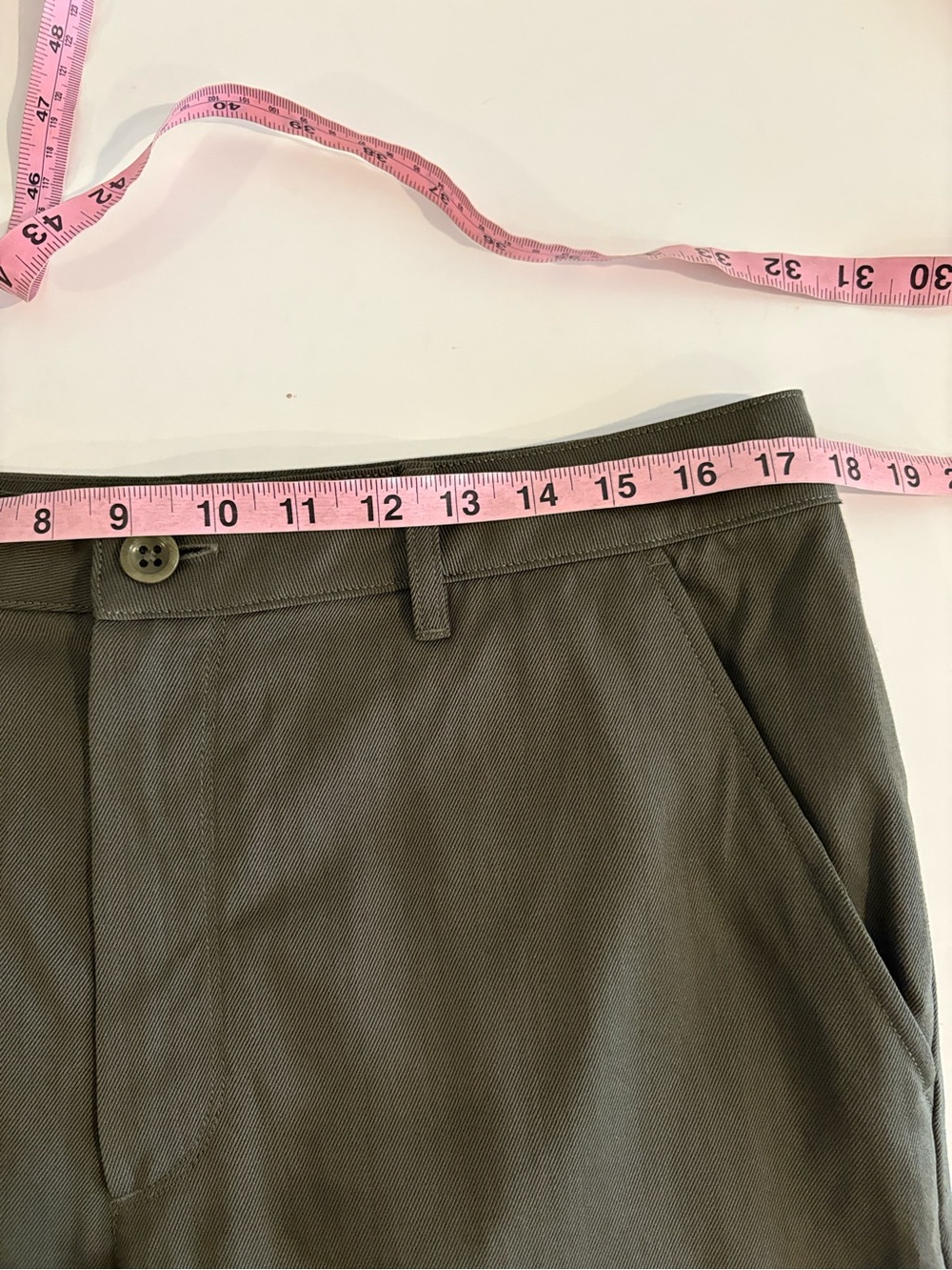Icebreaker || Merino Wool Trousers Chinos Pants Olive Green 34 - Picture 7 of 8